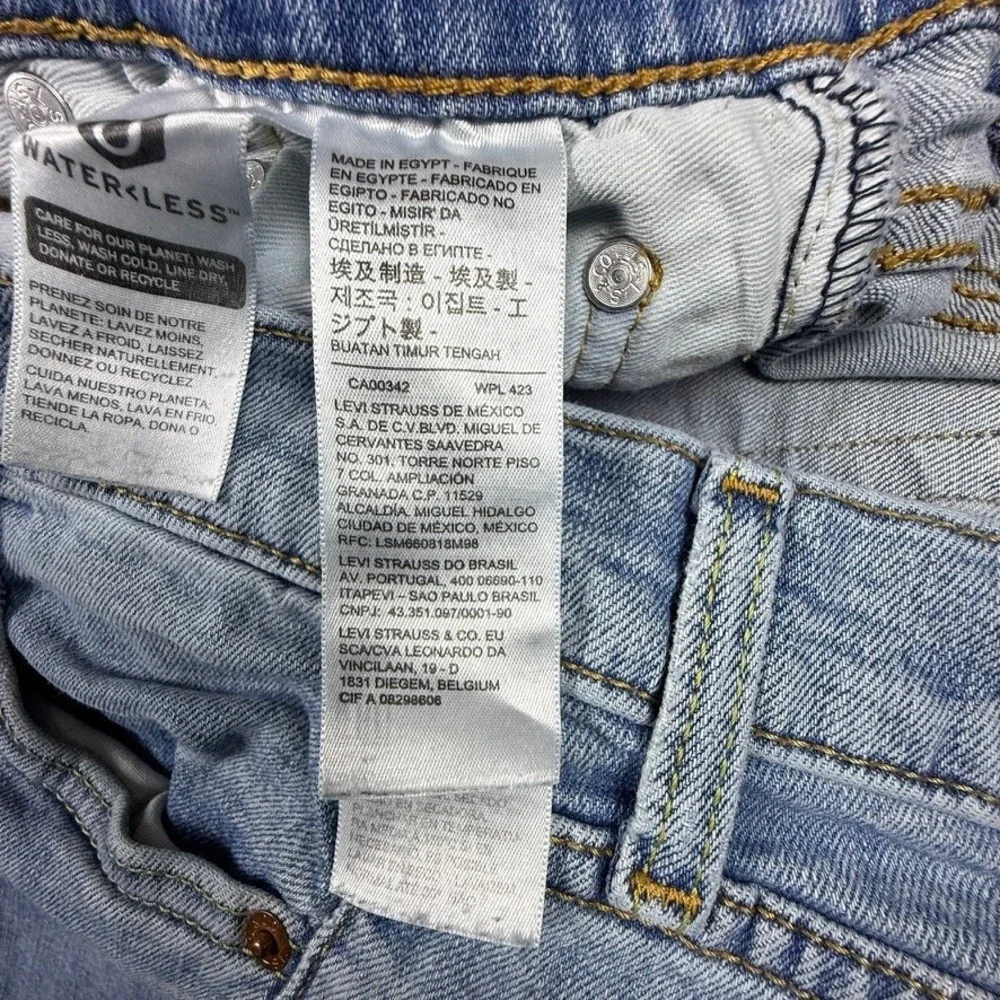 Levis 511 Slim Fit Blue Light Wash Denim Jeans Mens 29x30 04511-3623